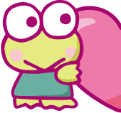 keroppihalfheart2 static emote