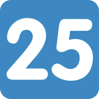 keycap_twenty_five emote