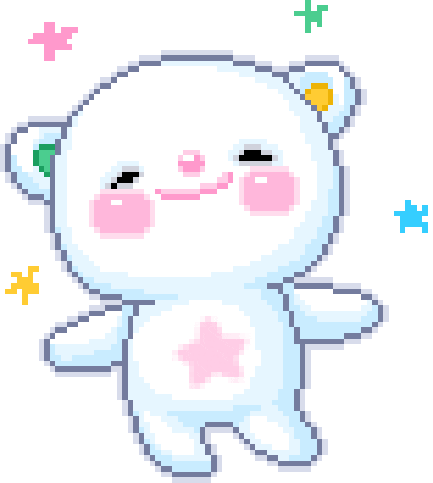 happy_fun_pixel_teddy_bear animated emote