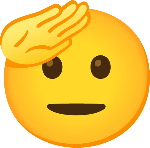 SalutingFaceEmoji emote