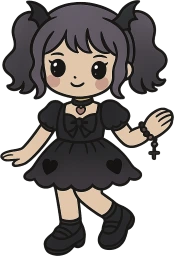 Goth_girl emote