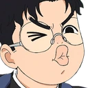 Okarun_Pout emote