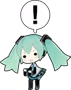 MikuExclamation emote