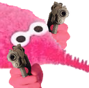 WormPewPewAkimbo emote