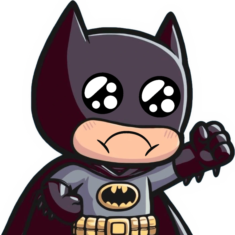 Batman_SadAdorable emote