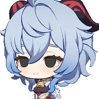 Chibi_Ganyu_DeadInside emote