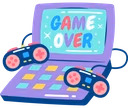 RetroGameOverLaptop emote