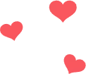 hearts emote