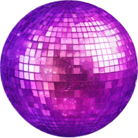 Glitterdiscoball static emote