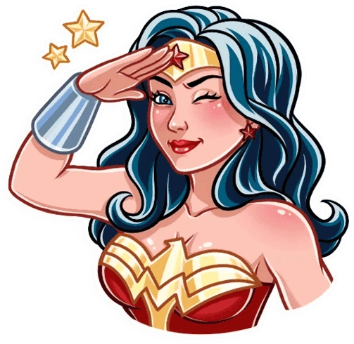 WonderWomanSalute emoji