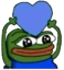 PepePurpleLove emote