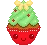ChristmasTreeCupcake emote