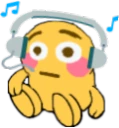 FlushedSitVibing emote