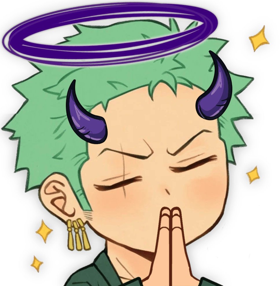 Zoro_PrayPurpleHalo emote