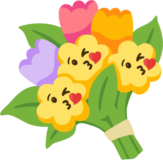 kissbouquet emote