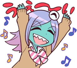 AlienGirlV emote
