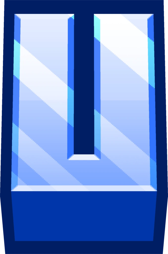 minecraft_blue_U emoji
