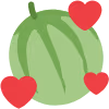 LoveMelon emote
