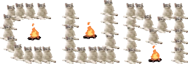 catsittingverycumfortablearoundacampfirewithitsfriends emoji