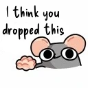 ithinkyoudroppedthis emote