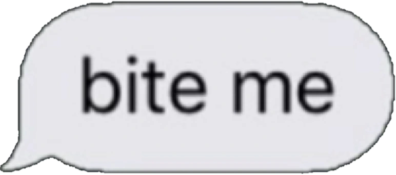 BiteMeText emote