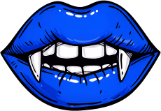Bluevampirelips emote