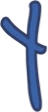 LetterY_Blue emote
