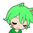 GreenCatboyVibe emote