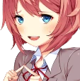 sayori_shy emoji