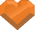 Orangegemheart emote