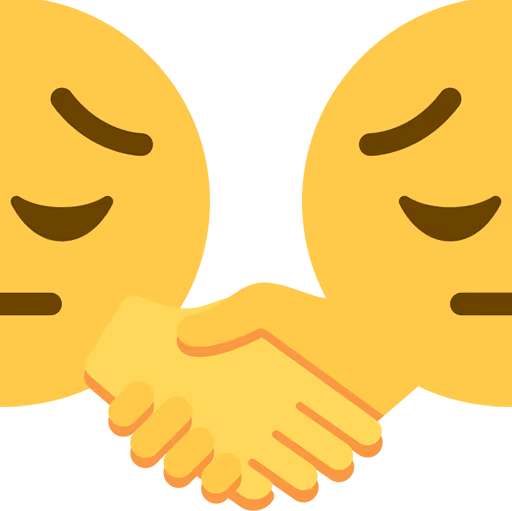 pensivehandshake emote