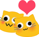 blobcatgooglysnuggle emote