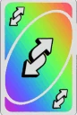 RainbowUnoReverse emote