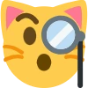 surprisedMonocleCat emote