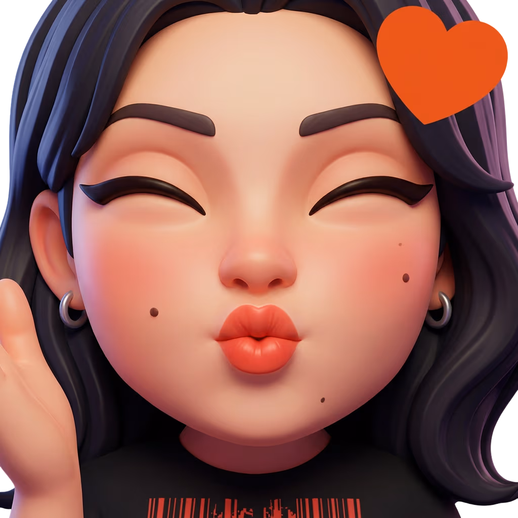 ynsgksy_blowing_kiss emote