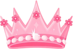 Pinkprincesscrown emote
