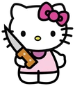 hellokittyknife emoji