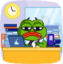 pepeWork animated emote