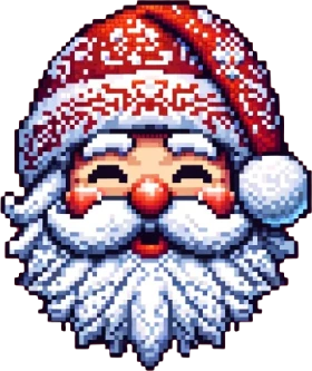 PixelatedSanta emote
