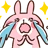 pinkbunnycry emote