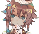 BrownieThink emote