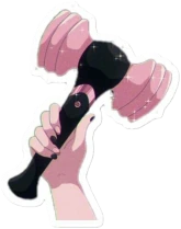 Blackpinklightstick emote