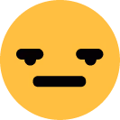 unimpressed emote