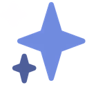 BlueSparkles emote