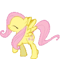 fluttershy_skipping emote