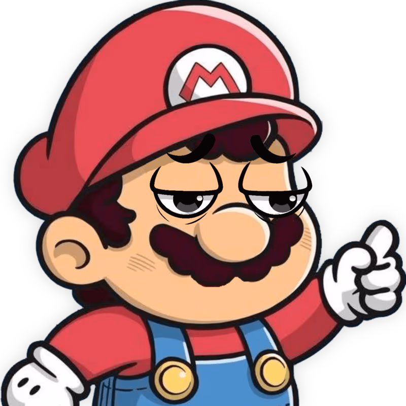 Mario_SadDepressed emote