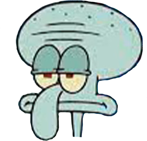 UnamusedSquidward emote