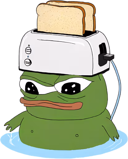 PepeToasterBathtub emote