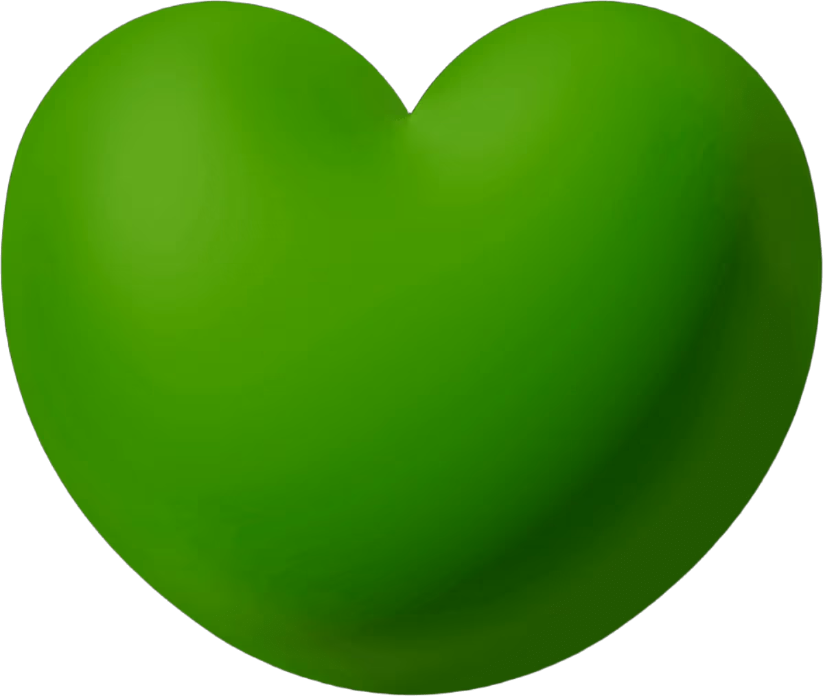 3DHeartGreen emote