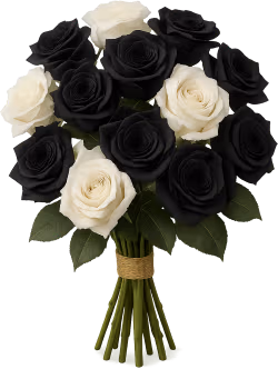 Blackwhiteroses emote